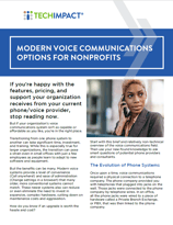 Modern Voice Communications for Nonprofits Article Download Image